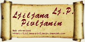 Ljiljana Pivljanin vizit kartica